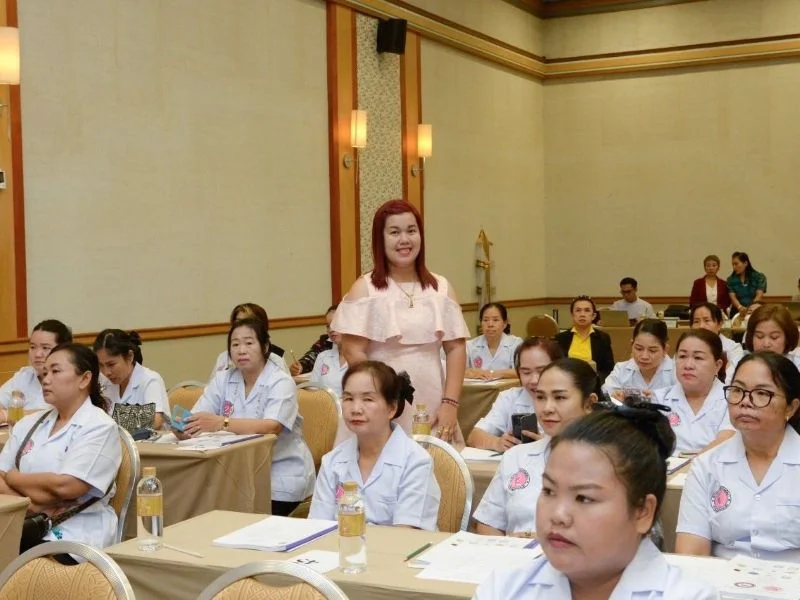 การฝึกอบรมการดูแลผู้สูงอายุภาคทฤษฎี