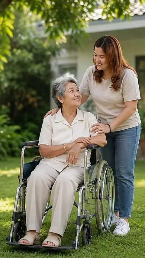 บริการคนดูแลผู้สูงอายุมืออาชีพ ทั้งที่บ้านและโรงพยาบาล
